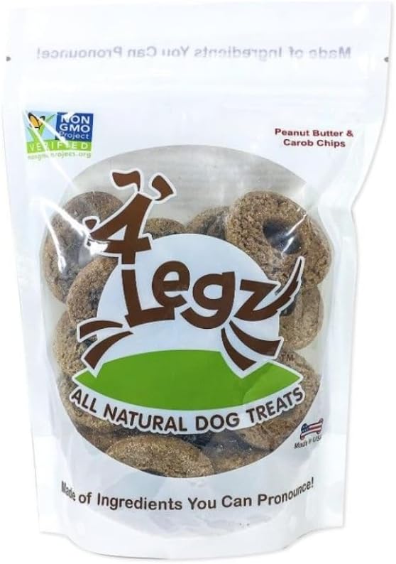 4Legz Ode 2 Odie Peanut Butter and Carob Chips for Dogs